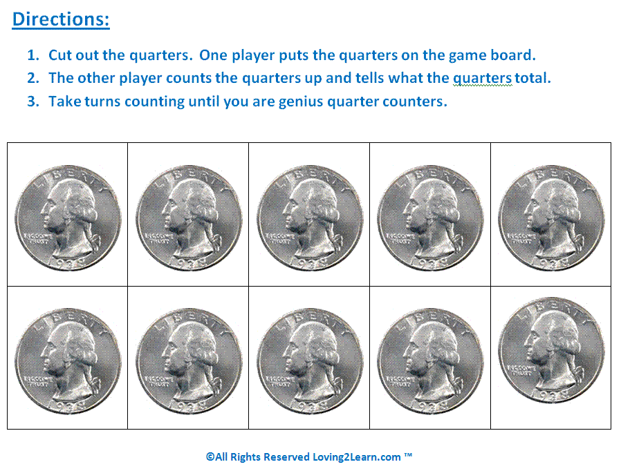 Counting Quarters — Loving2Learn
